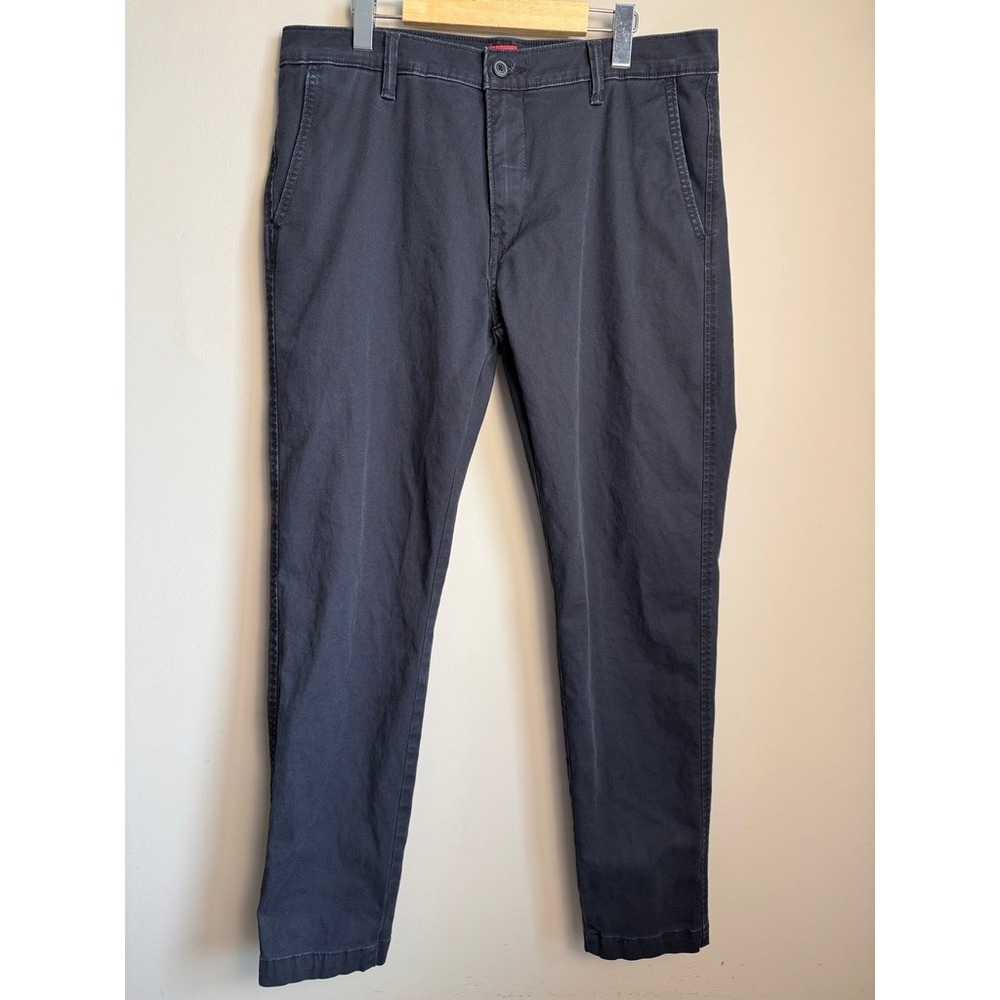 Levis XX Chino Standard Taper Pants Mens Black Grey 36 Stretch Twill Gorpcore